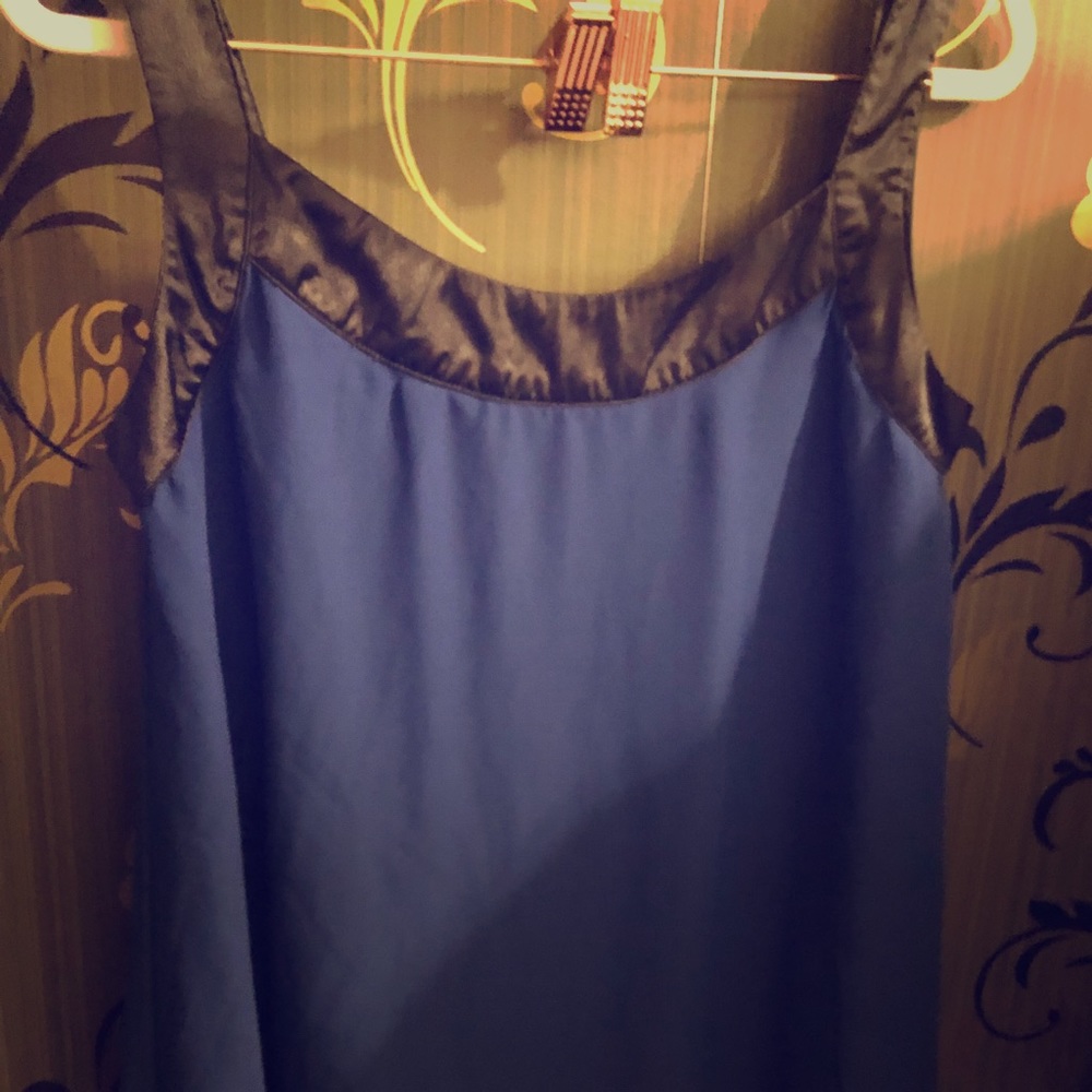 Blue Mini Babydoll Dress